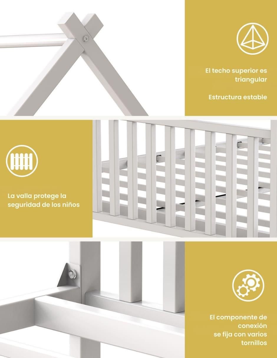 Base para cama armable de metal 6
