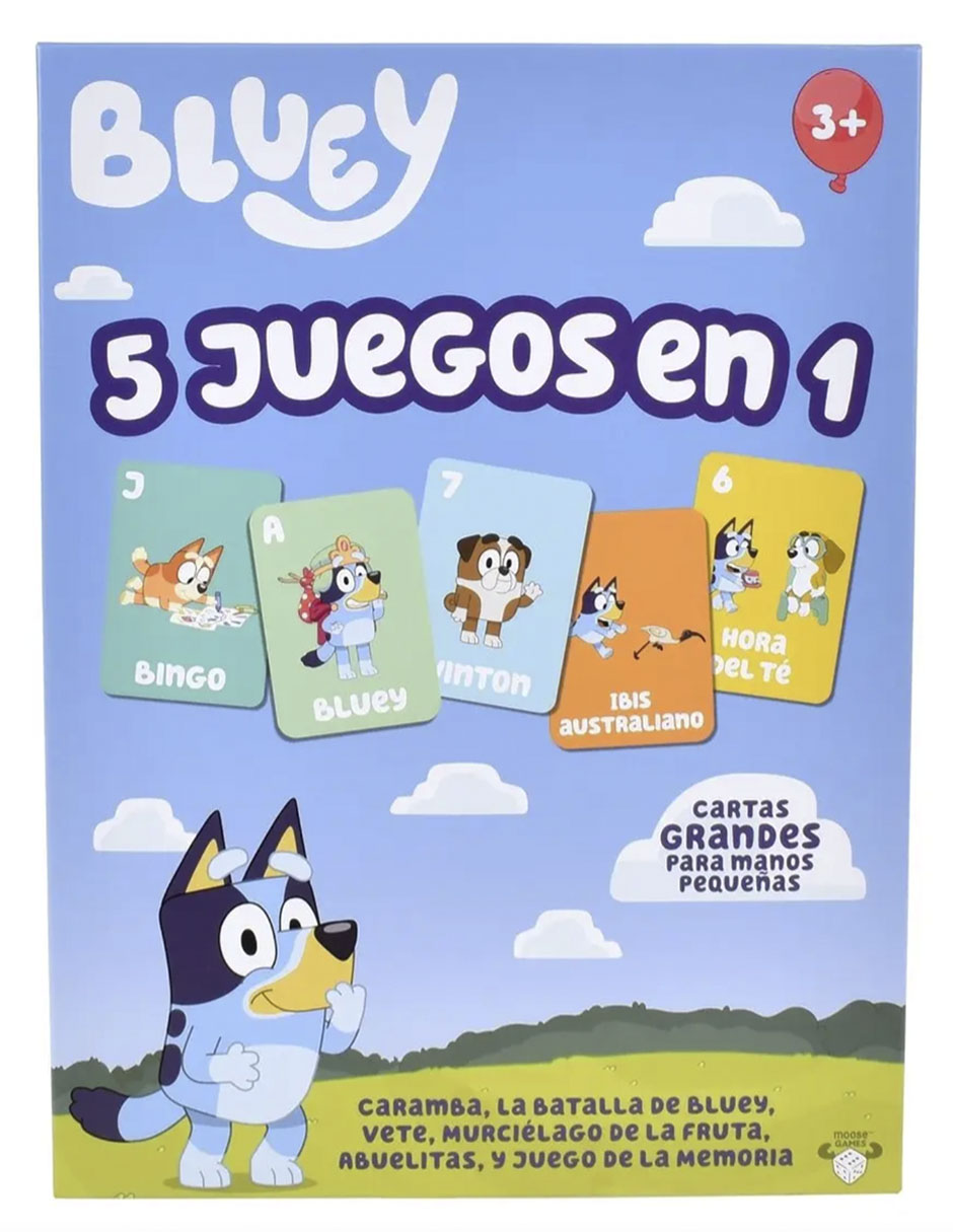 Bluey juego de cartas 5 en 1 Bluey 2