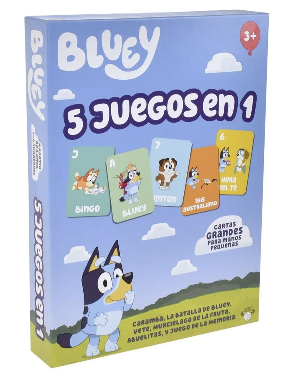 Bluey juego de cartas 5 en 1 Bluey 3