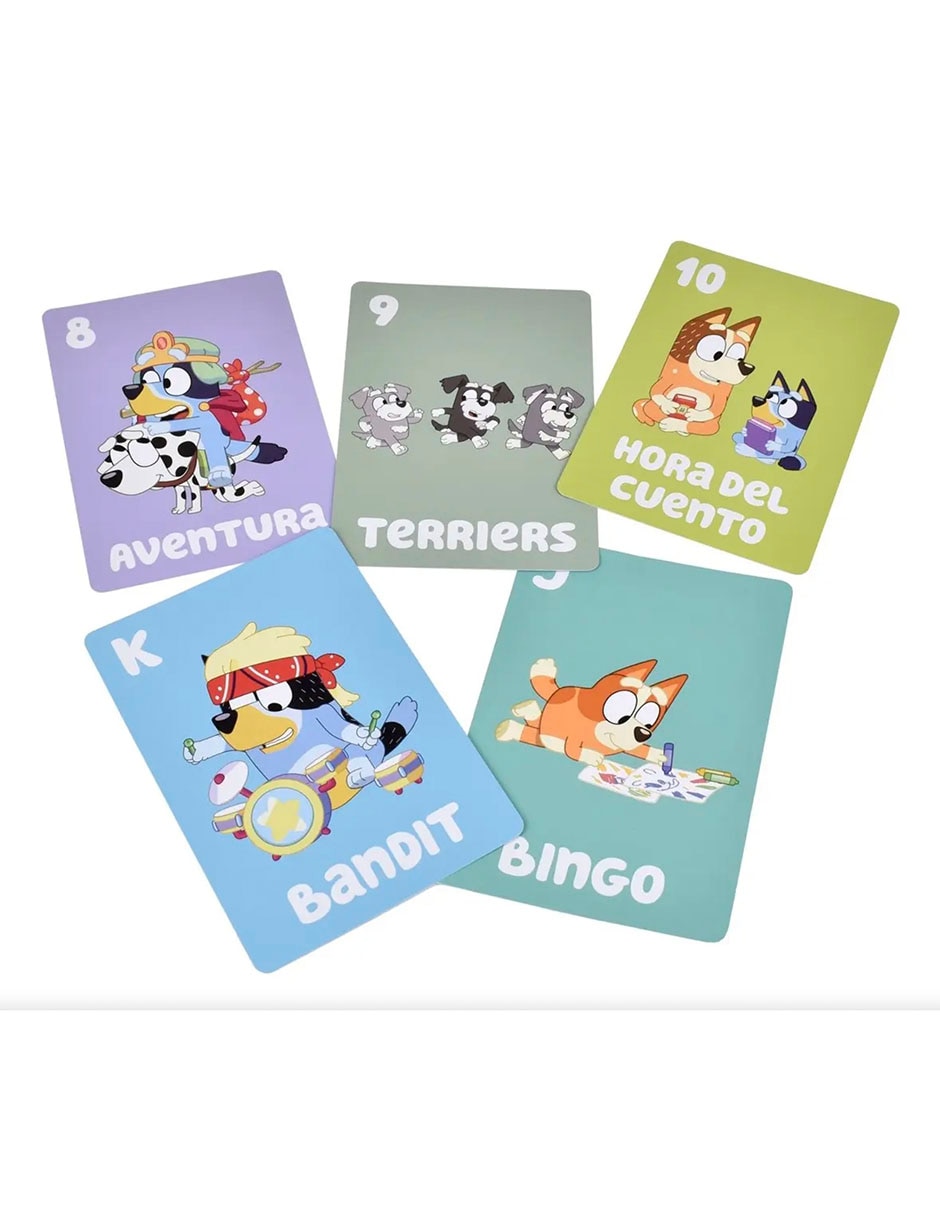 Bluey juego de cartas 5 en 1 Bluey 4