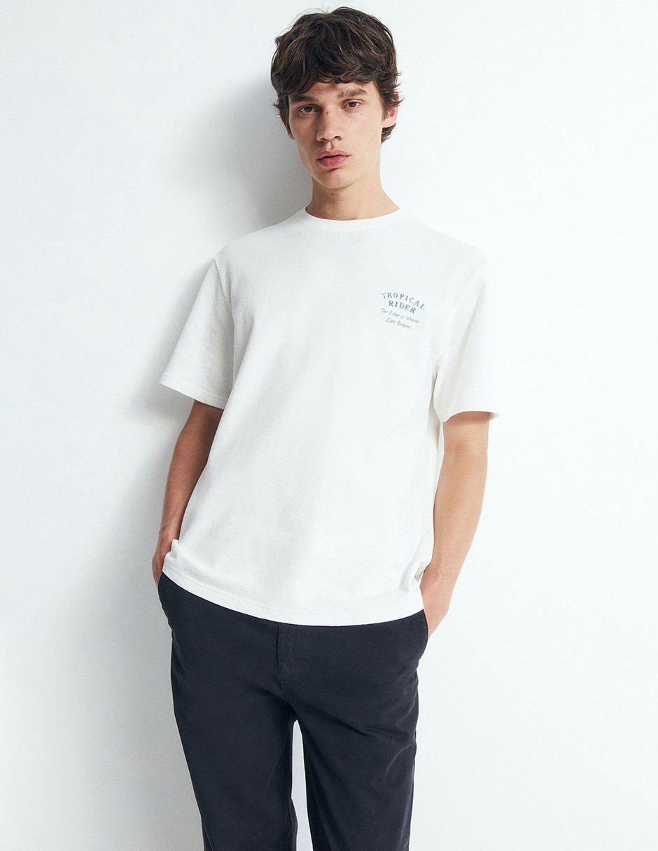 Playera cuello redondo para hombre Playera cuello redondo para hombre
