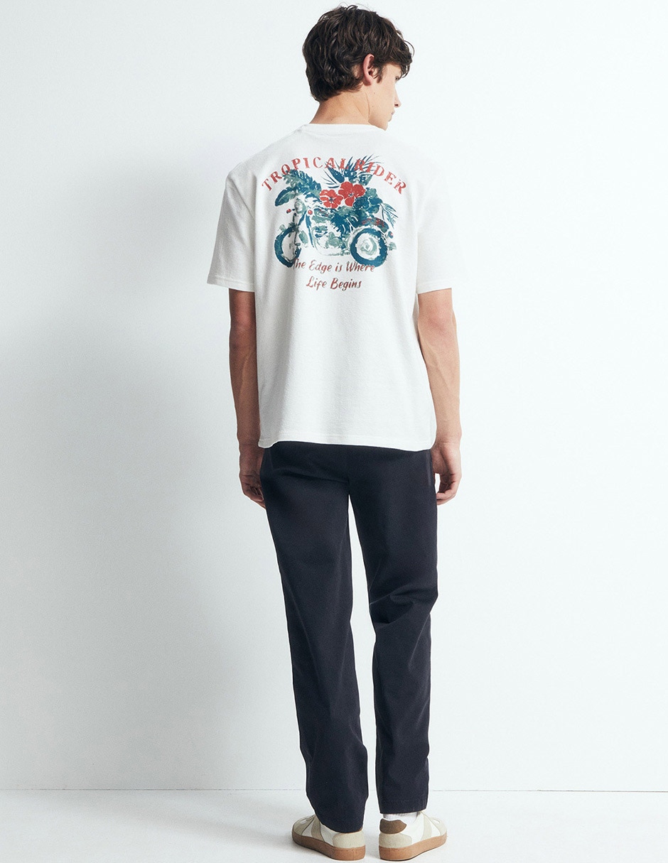 Playera cuello redondo para hombre 4
