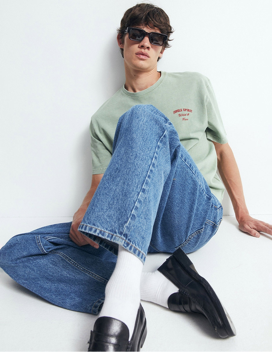 Playera cuello redondo para hombre
