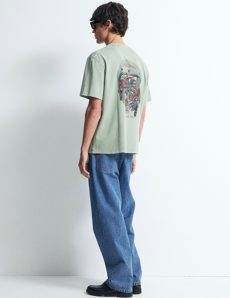 Playera cuello redondo para hombre 4