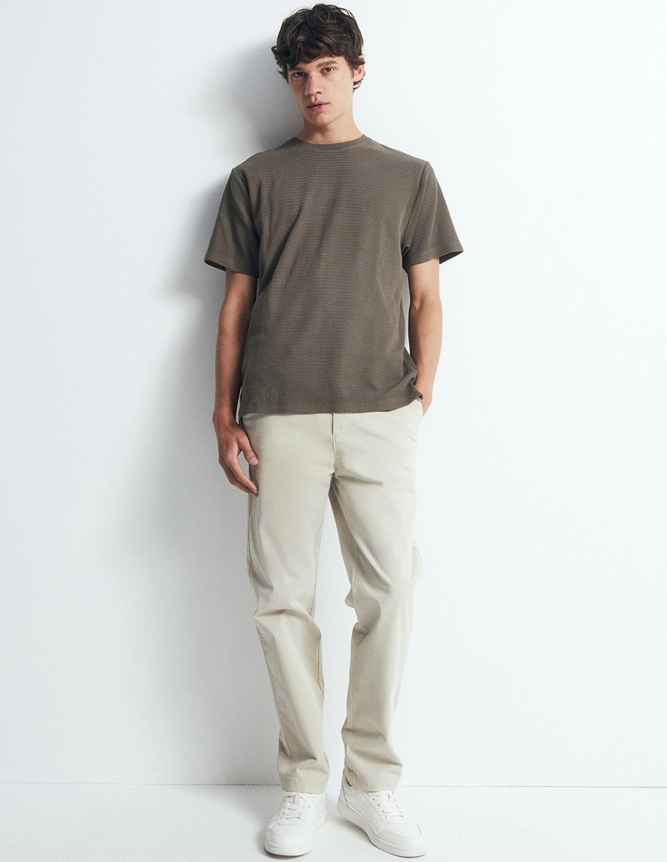 Playera cuello redondo para hombre 2