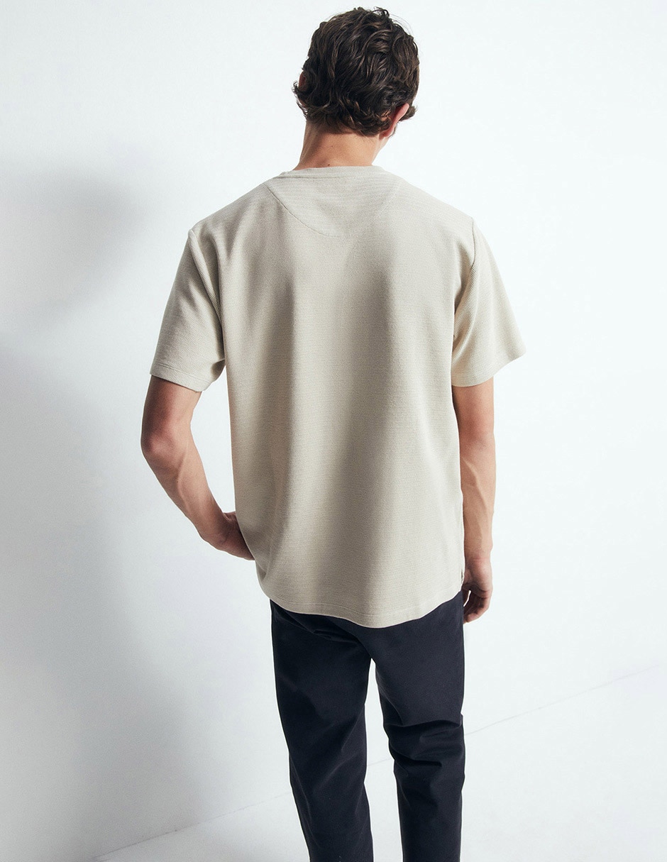 Playera cuello redondo para hombre 4