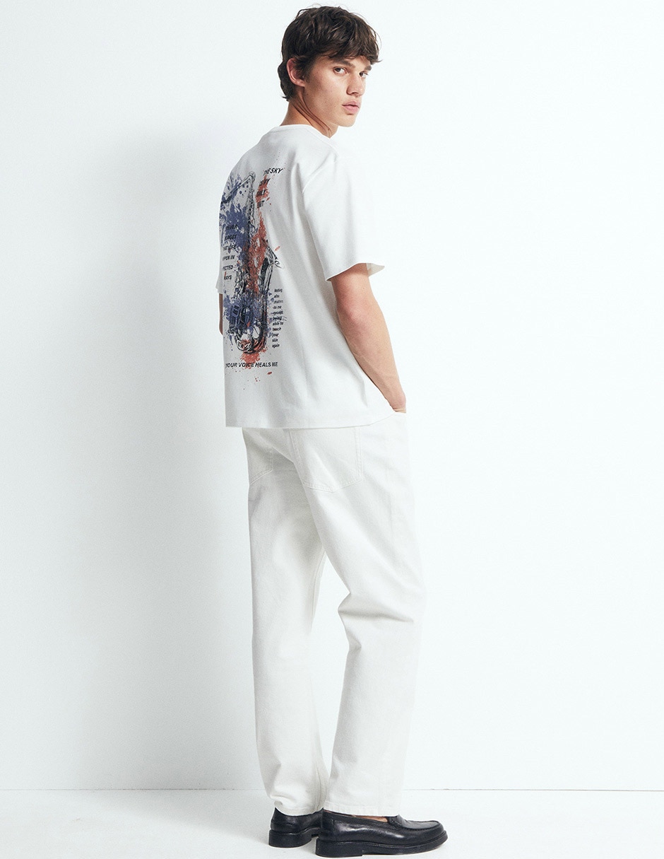 Playera cuello redondo para hombre 4