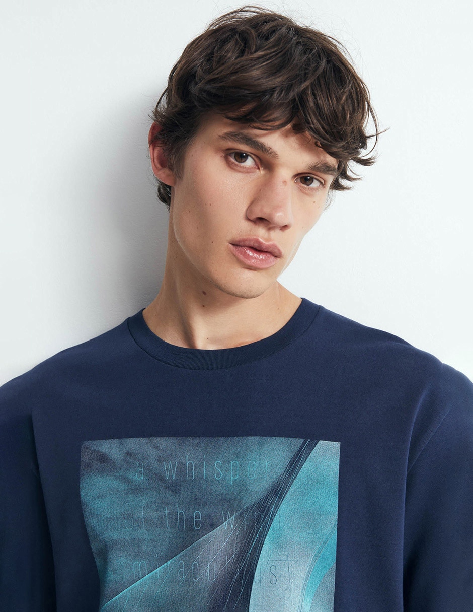 Playera cuello redondo para hombre 4