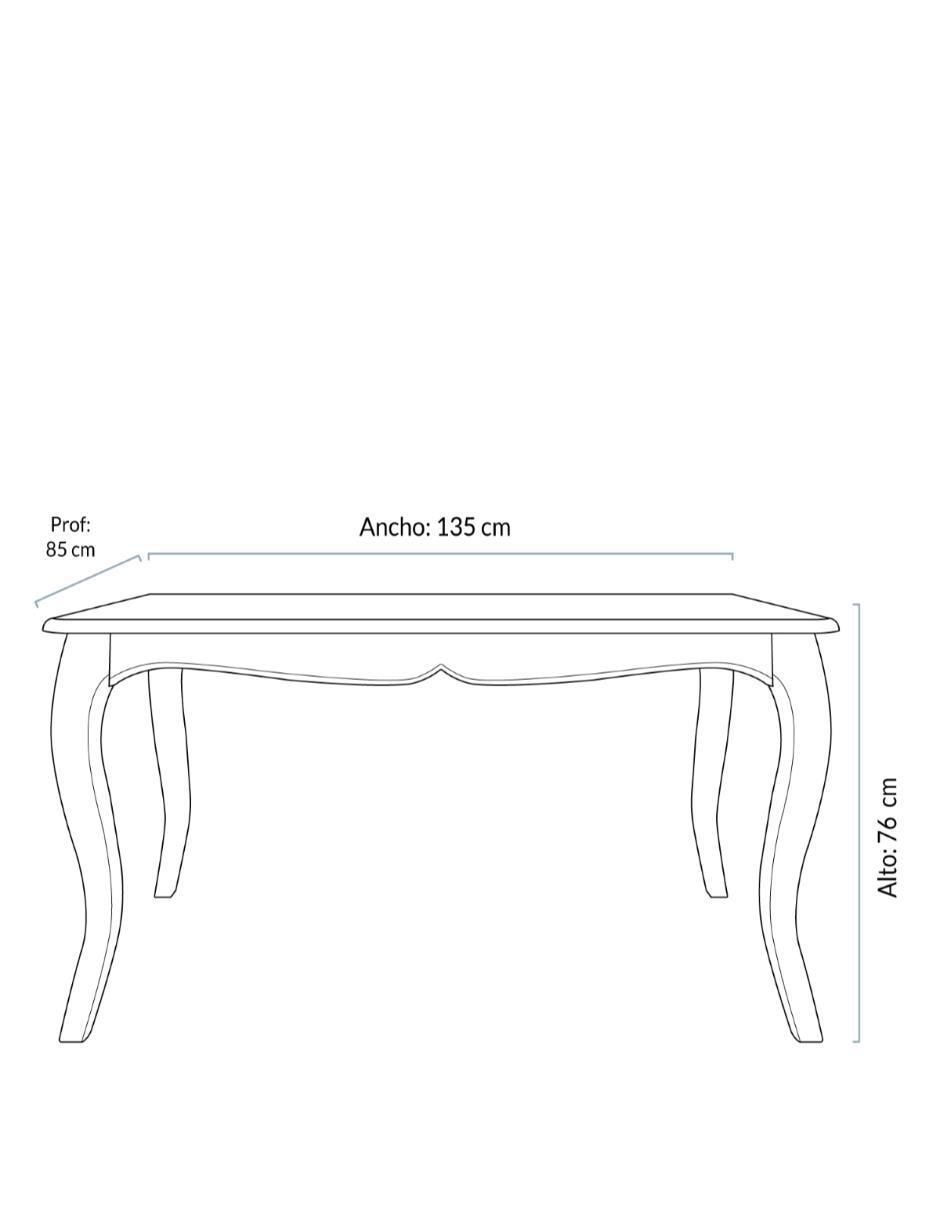 Comedor olmo natural form design para 6 personas
