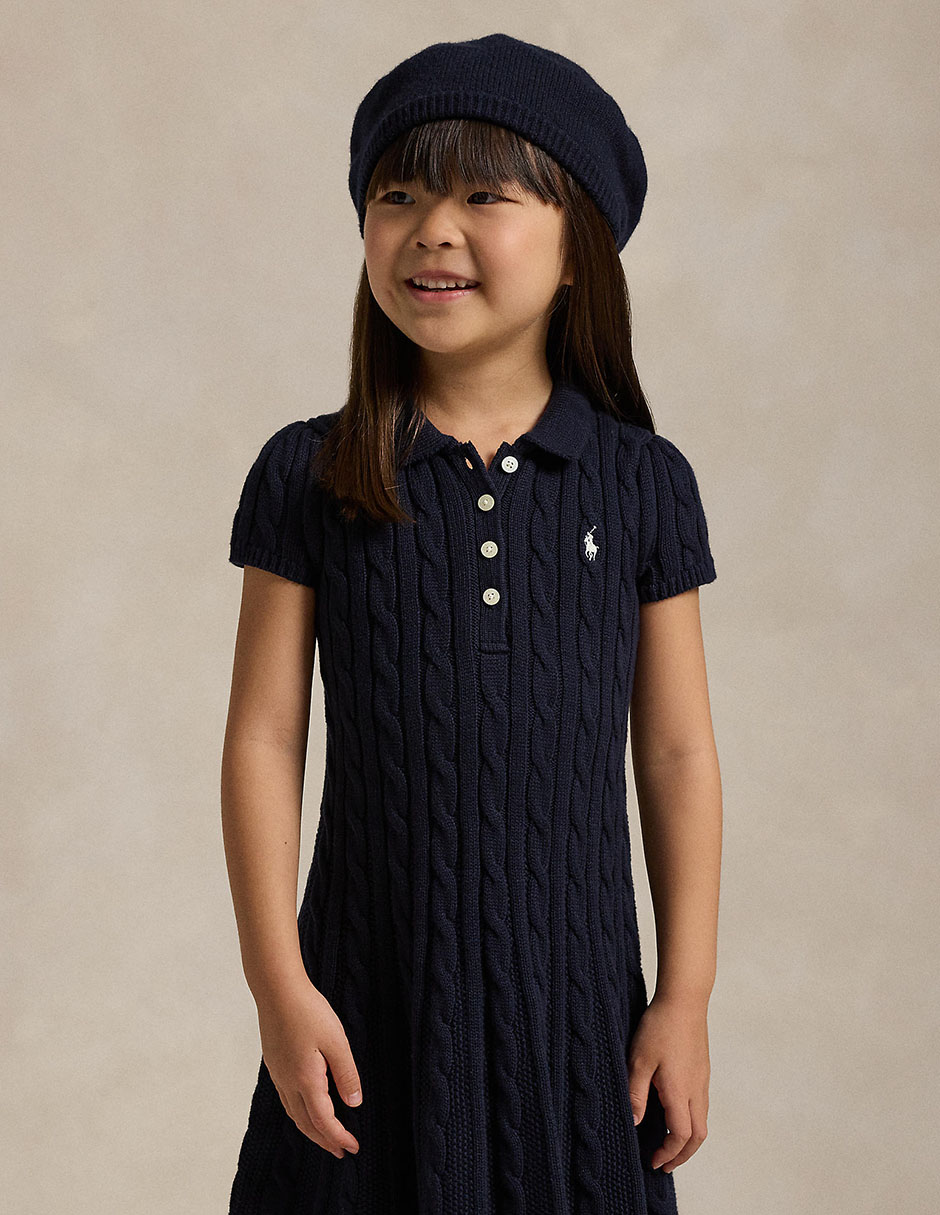 Vestido polo Polo manga corta para niña Vestido polo Polo manga corta para niña