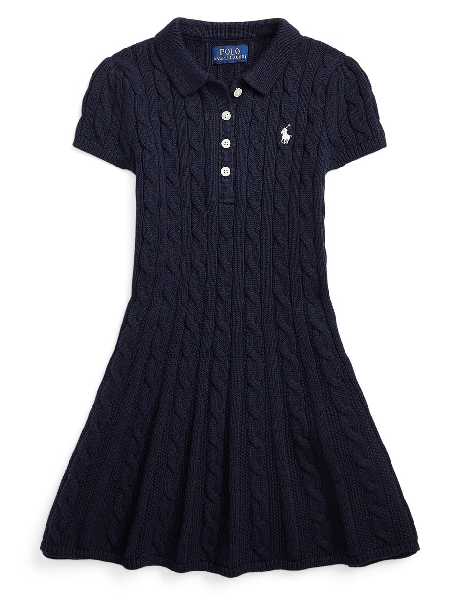 Vestido polo Polo manga corta para niña 3