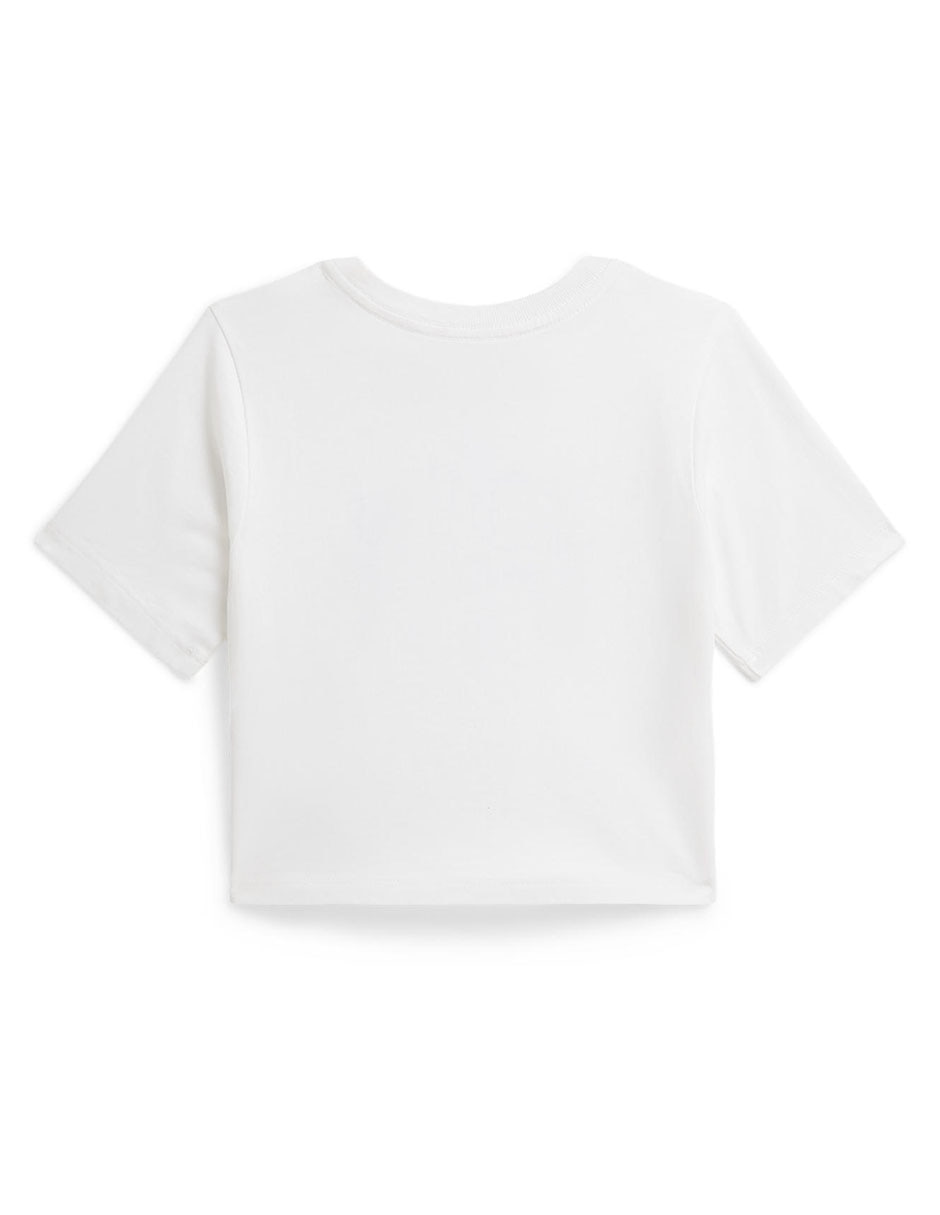 Playera manga corta para niña