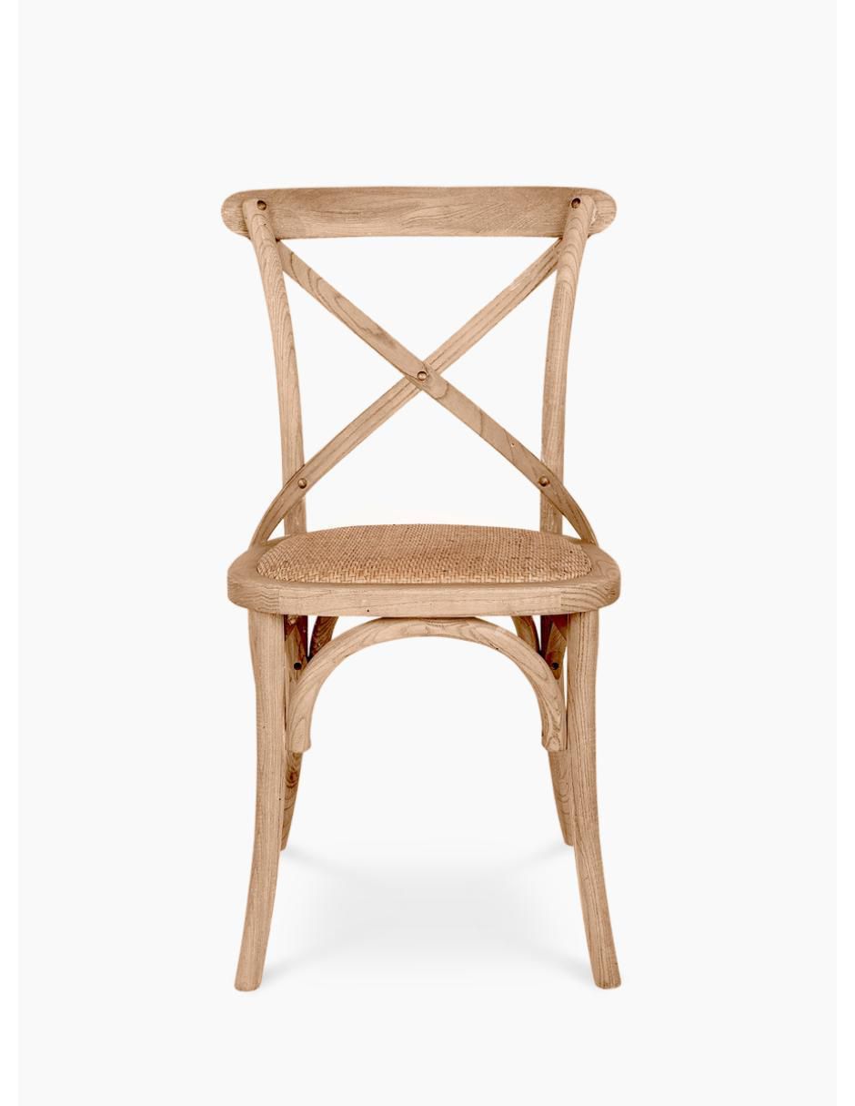 Silla Rattan Olmo Form Design de madera