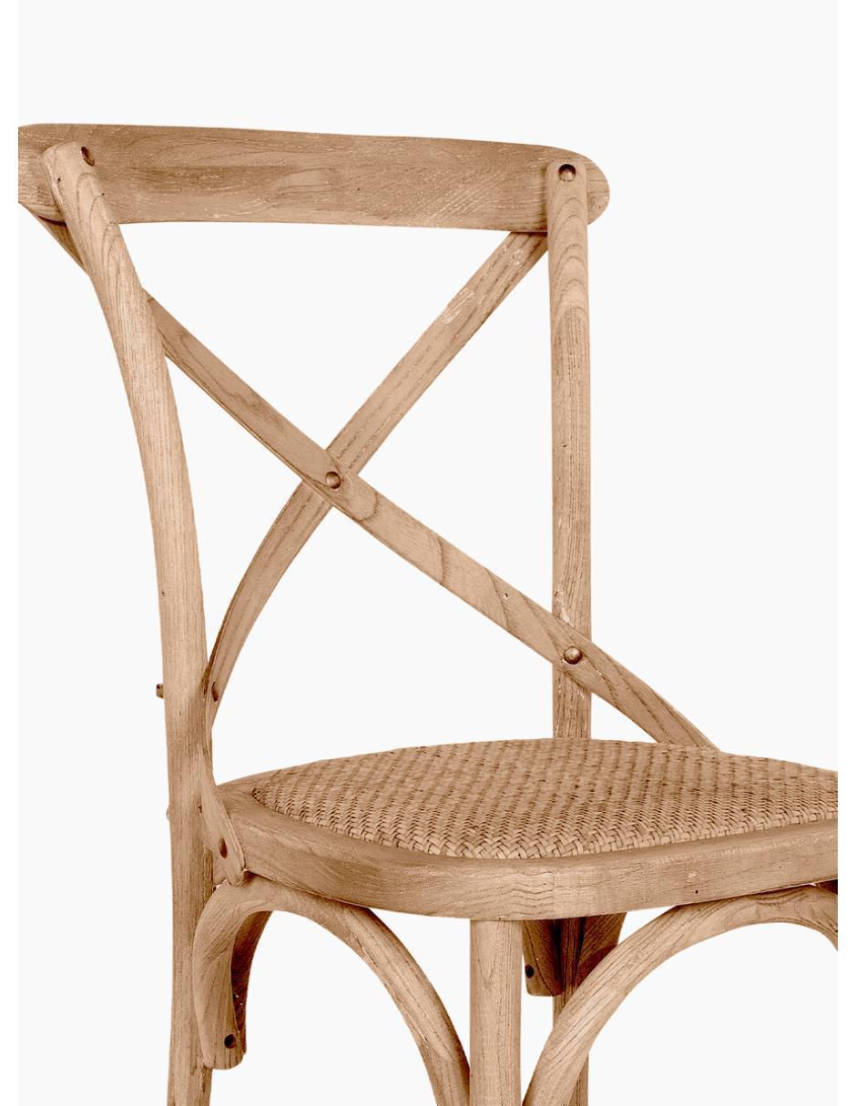 Silla Rattan Olmo Form Design de madera