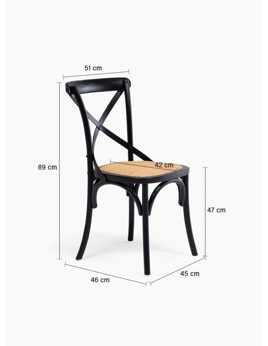 Silla Rattan Form Design de madera