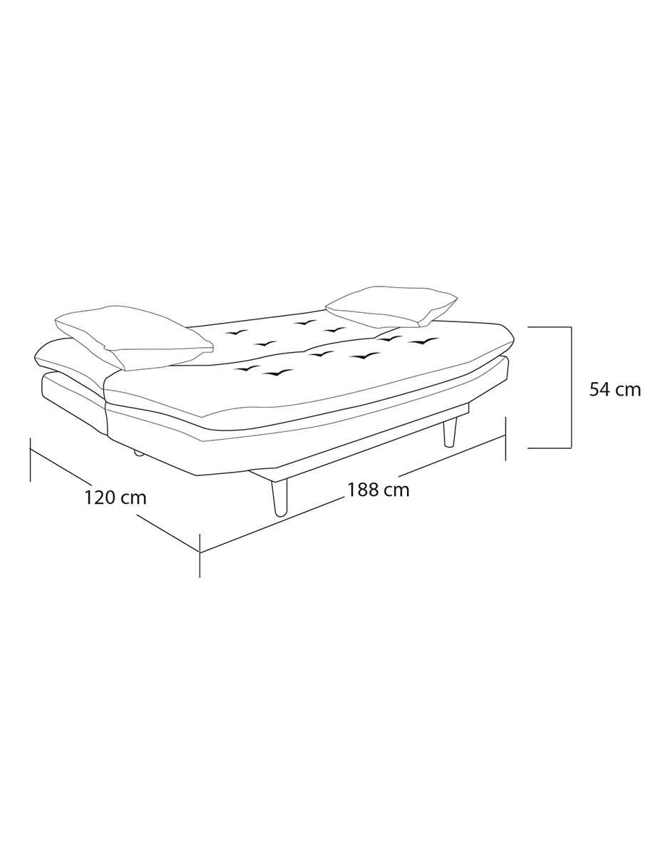 Sofá cama Eros de memory foam 18
