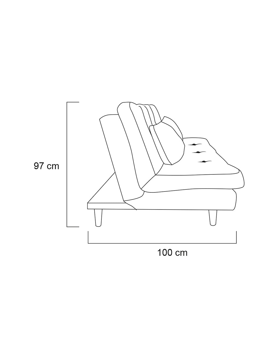 Sofá cama Eros de memory foam 20