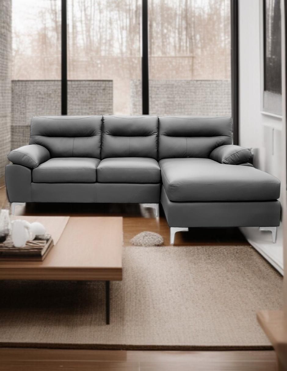 Sala modular derecha Isabela de piel 6