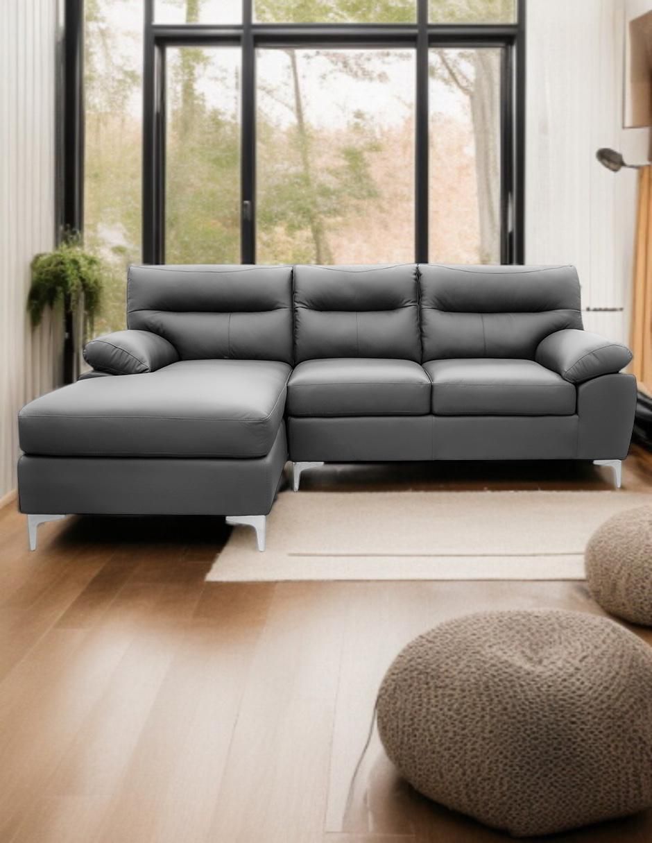 Sala modular izquierda Isabela de piel 4
