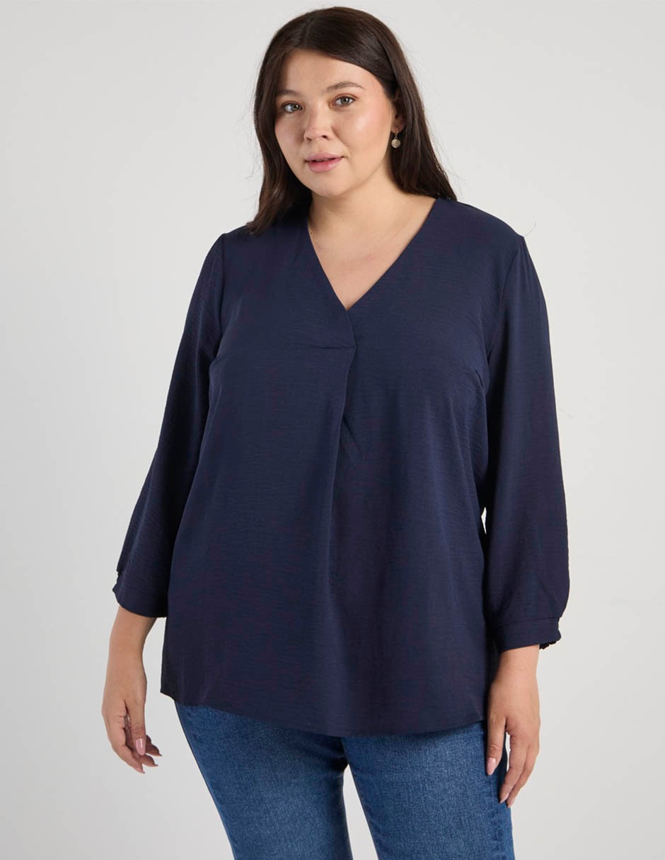Blusa manga larga para mujer