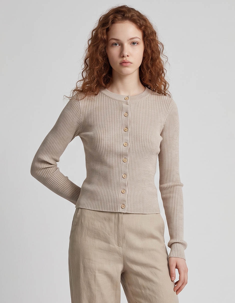 Suéter cuello redondo para mujer Suéter cuello redondo para mujer