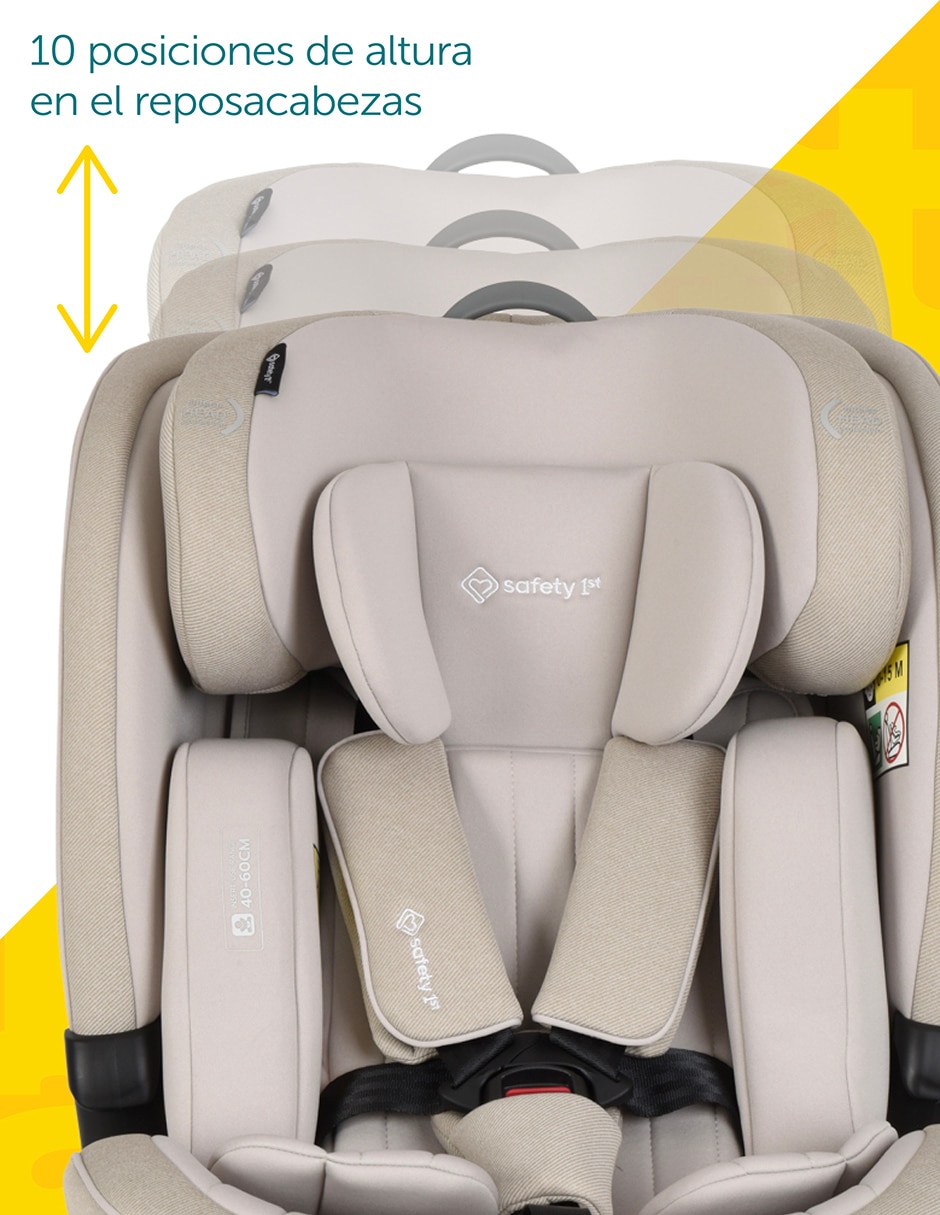 Autoasiento convertible compatible con sistema de anclaje Isofix Grow, Turn and Go