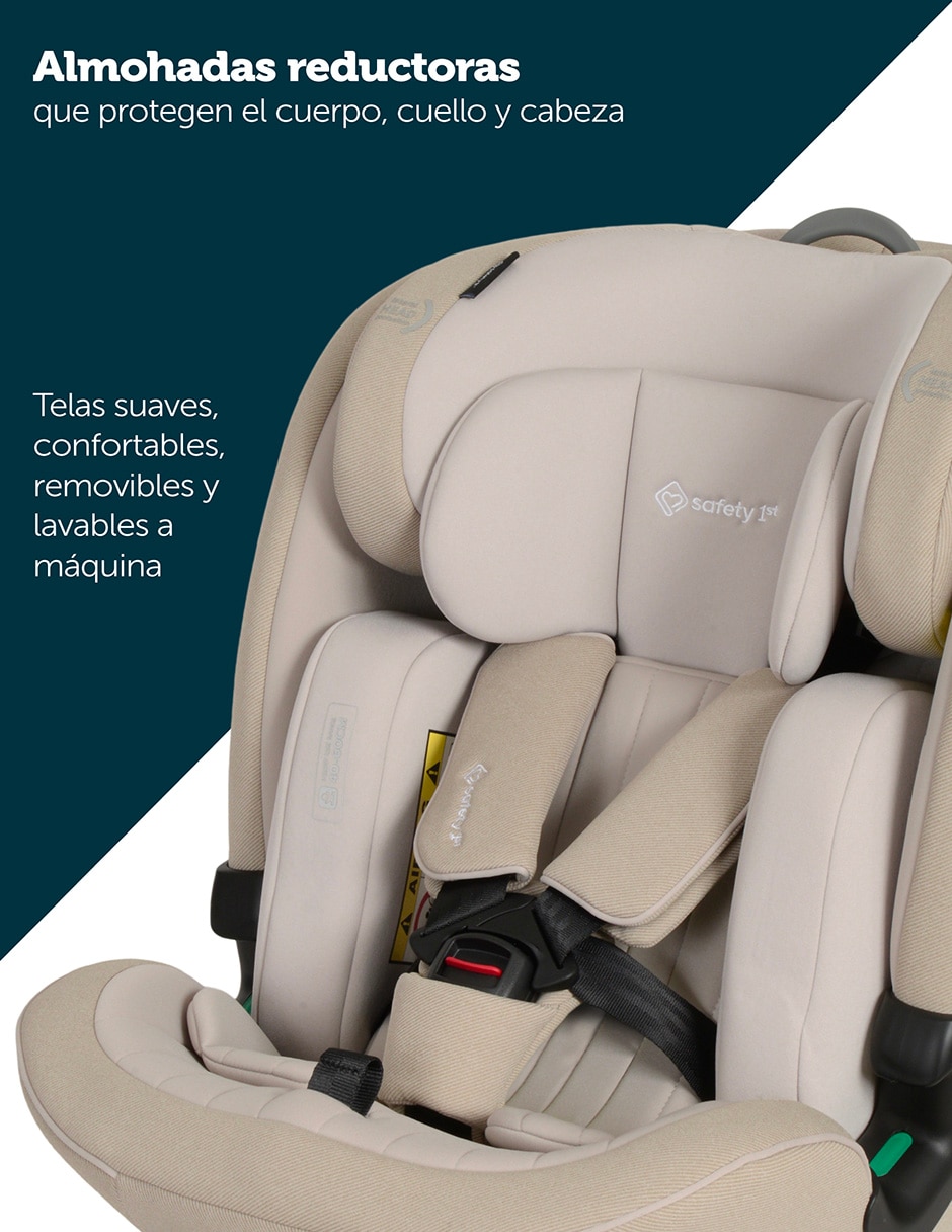 Autoasiento convertible Safety 1st compatible con sistema de anclaje Isofix Grow, Turn and Go