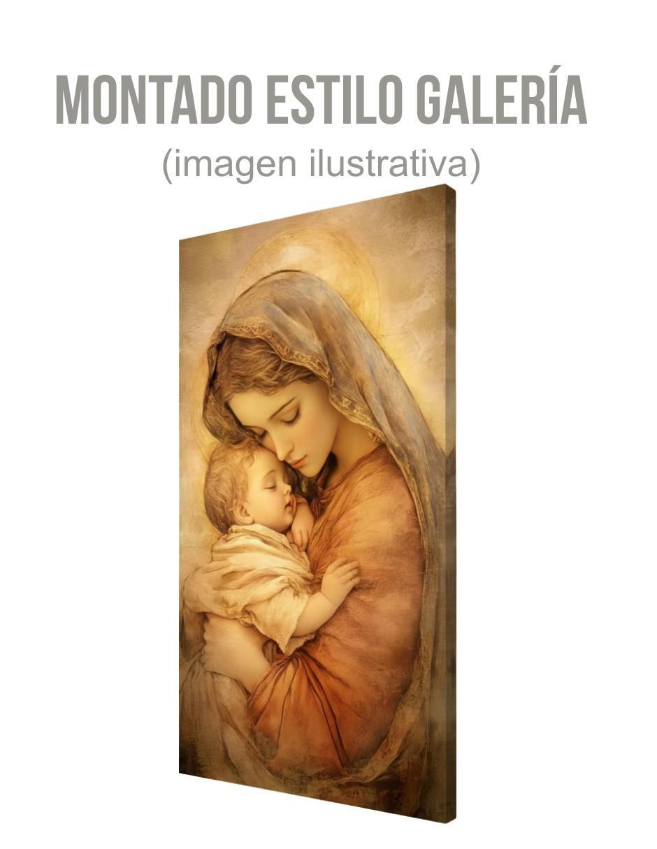Cuadro Divina Maternidad técnica impresión Generica