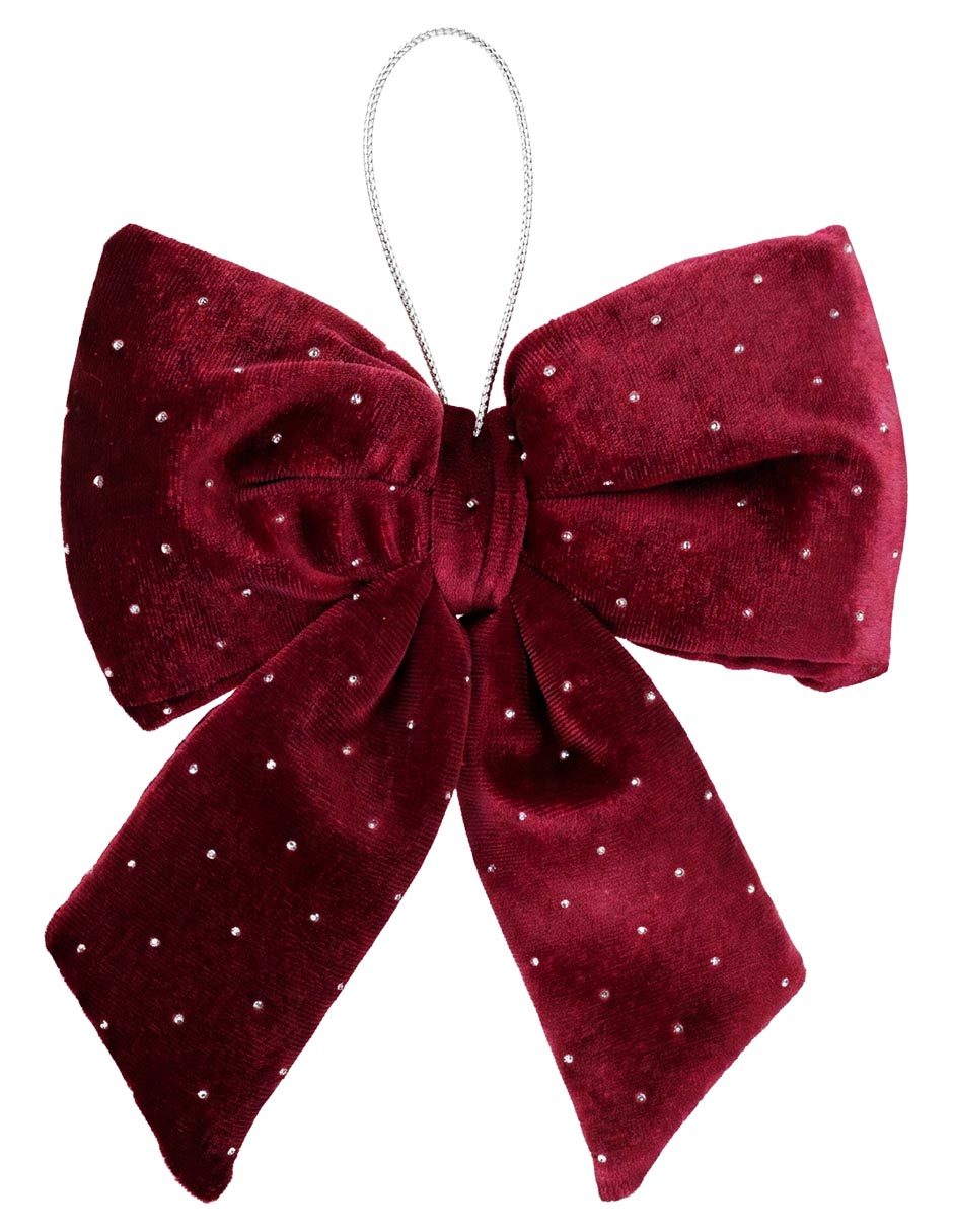 Ornamento navideño moño Christmas Spirit 1