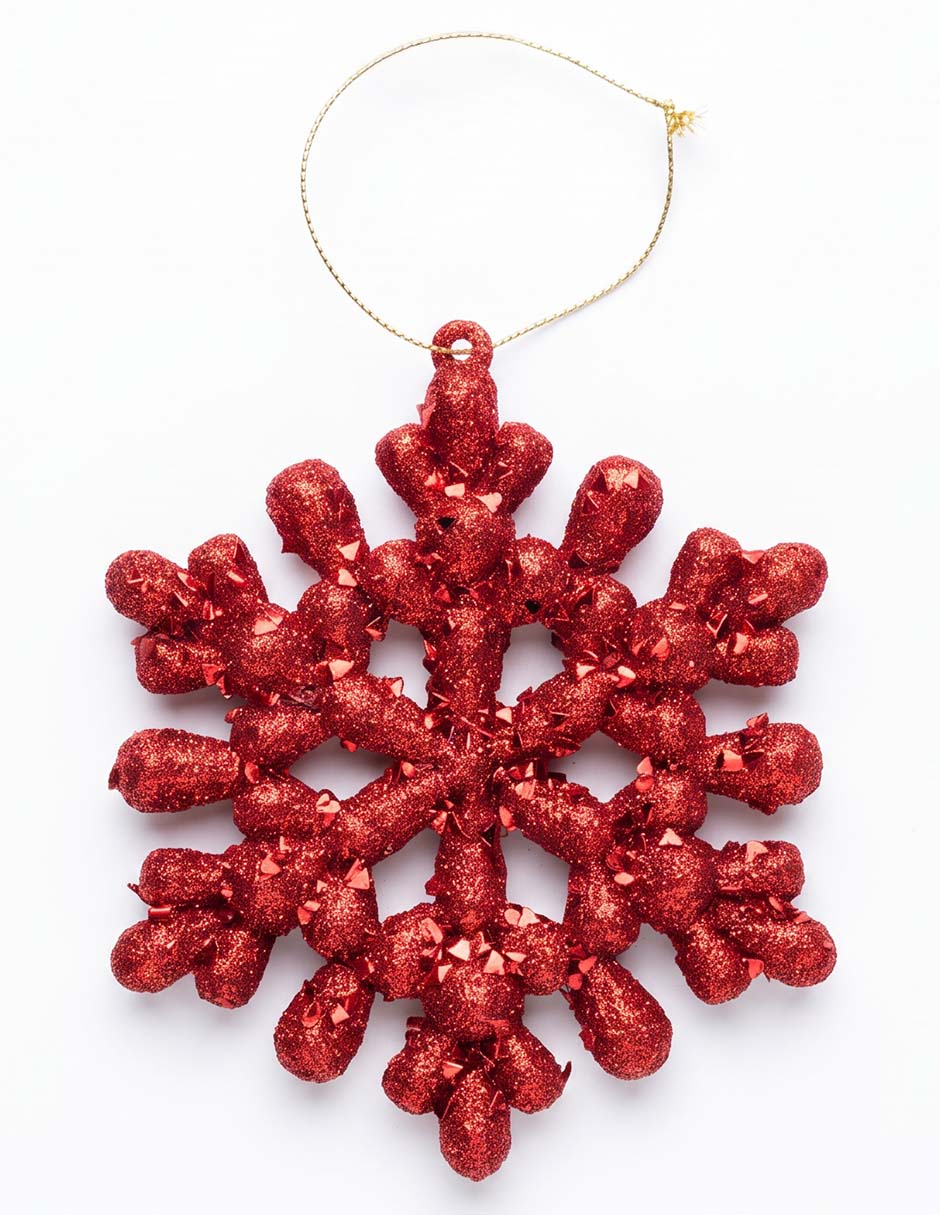 Ornamento Navidad copo de nieve 2