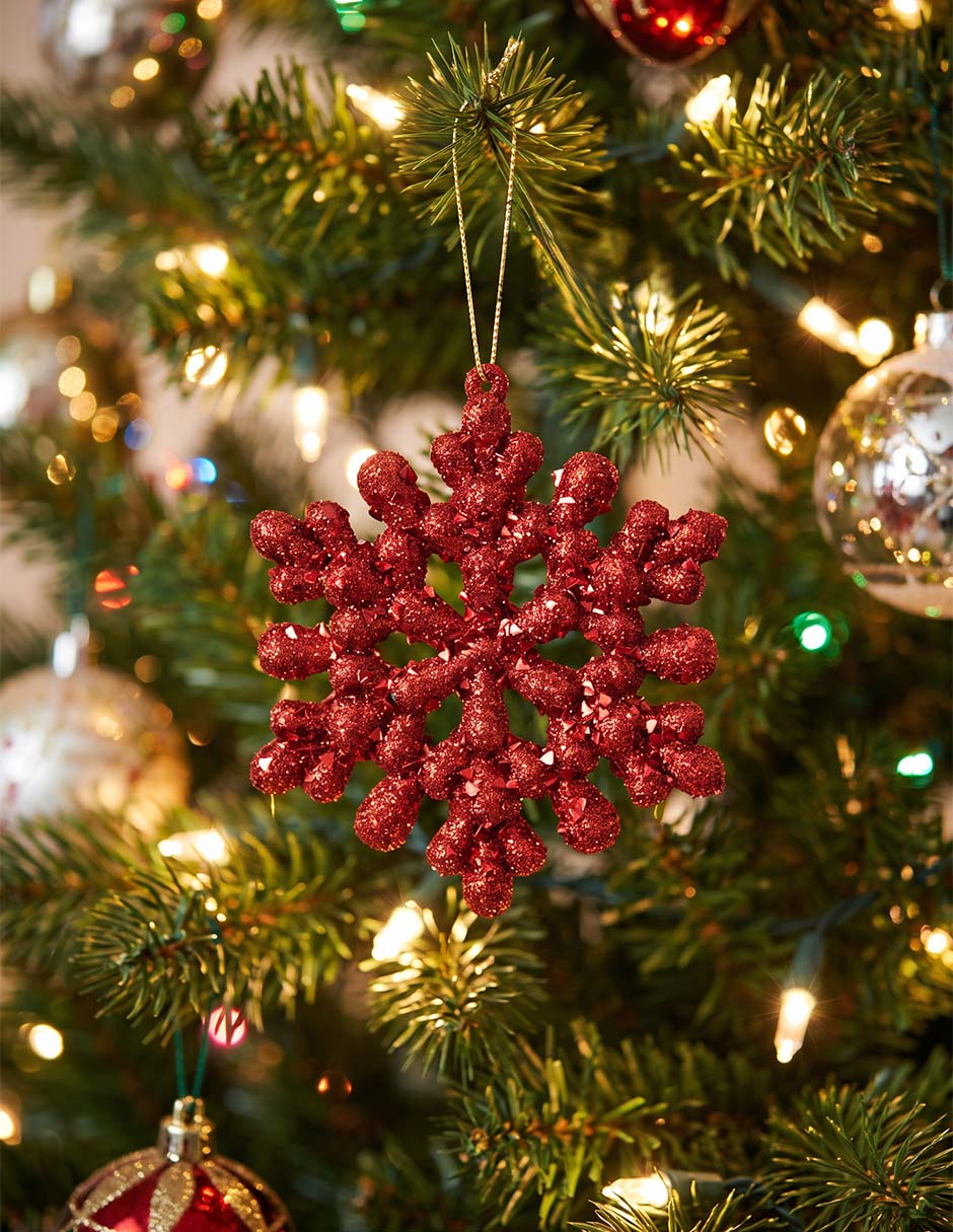 Ornamento Navidad copo de nieve 5