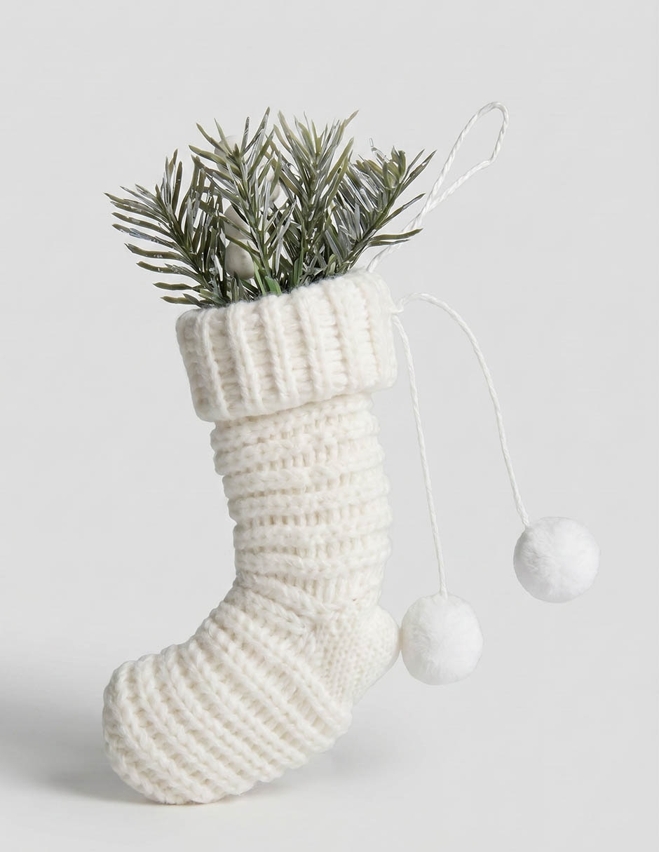 Ornamento navideño bota navideña Christmas Spirit 4