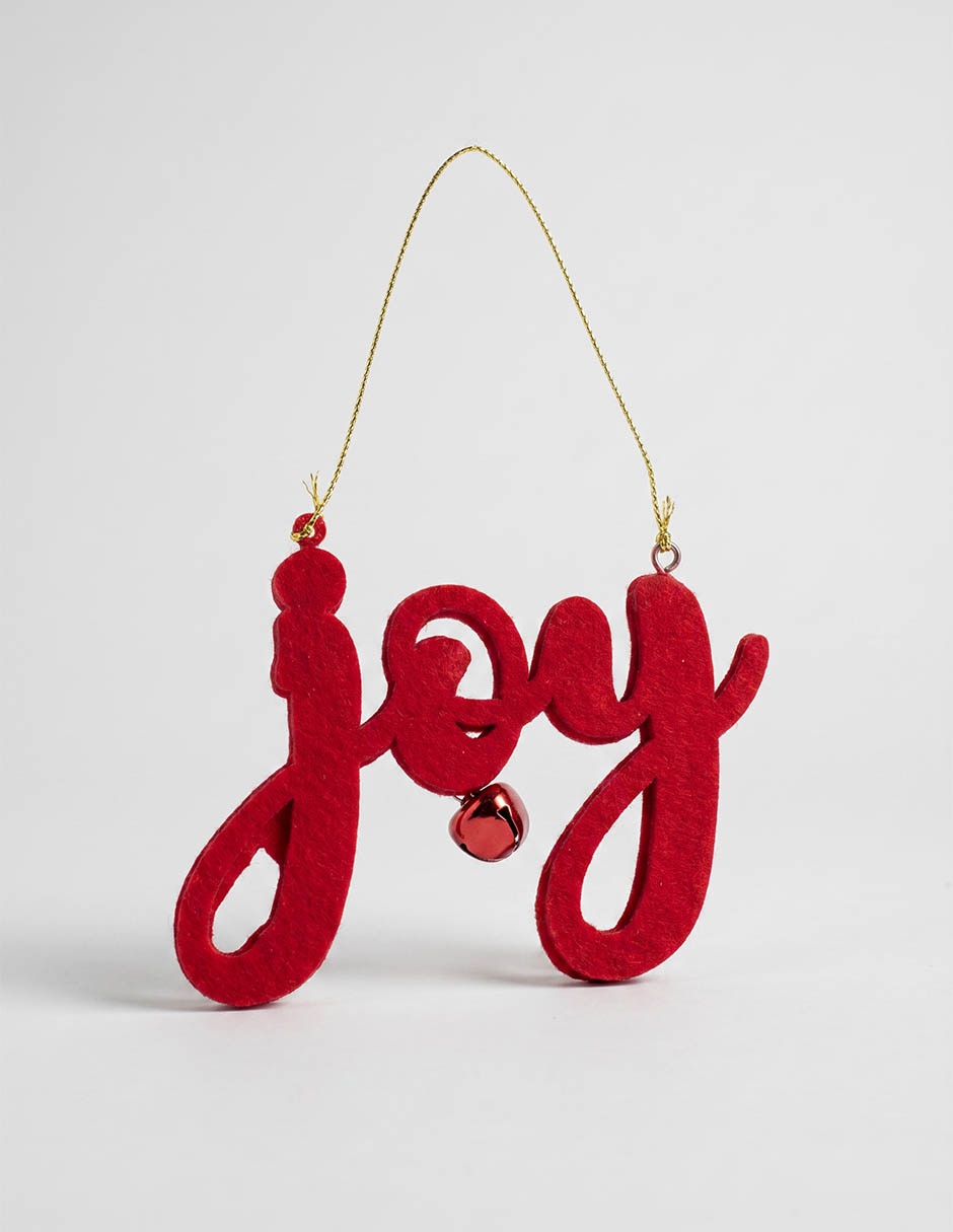 Ornamento navideño letras 1