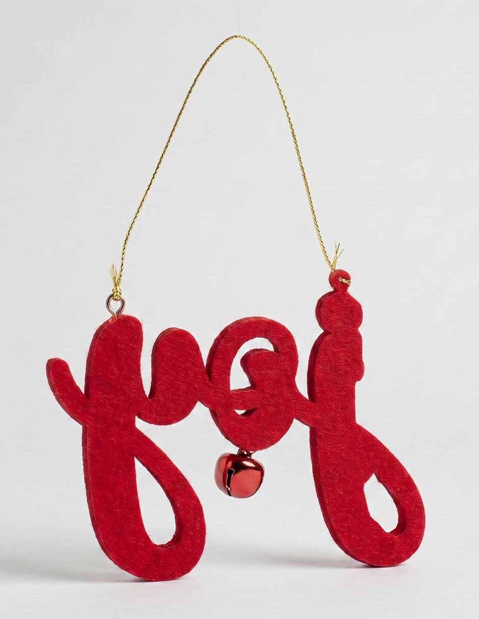 Ornamento navideño letras 3