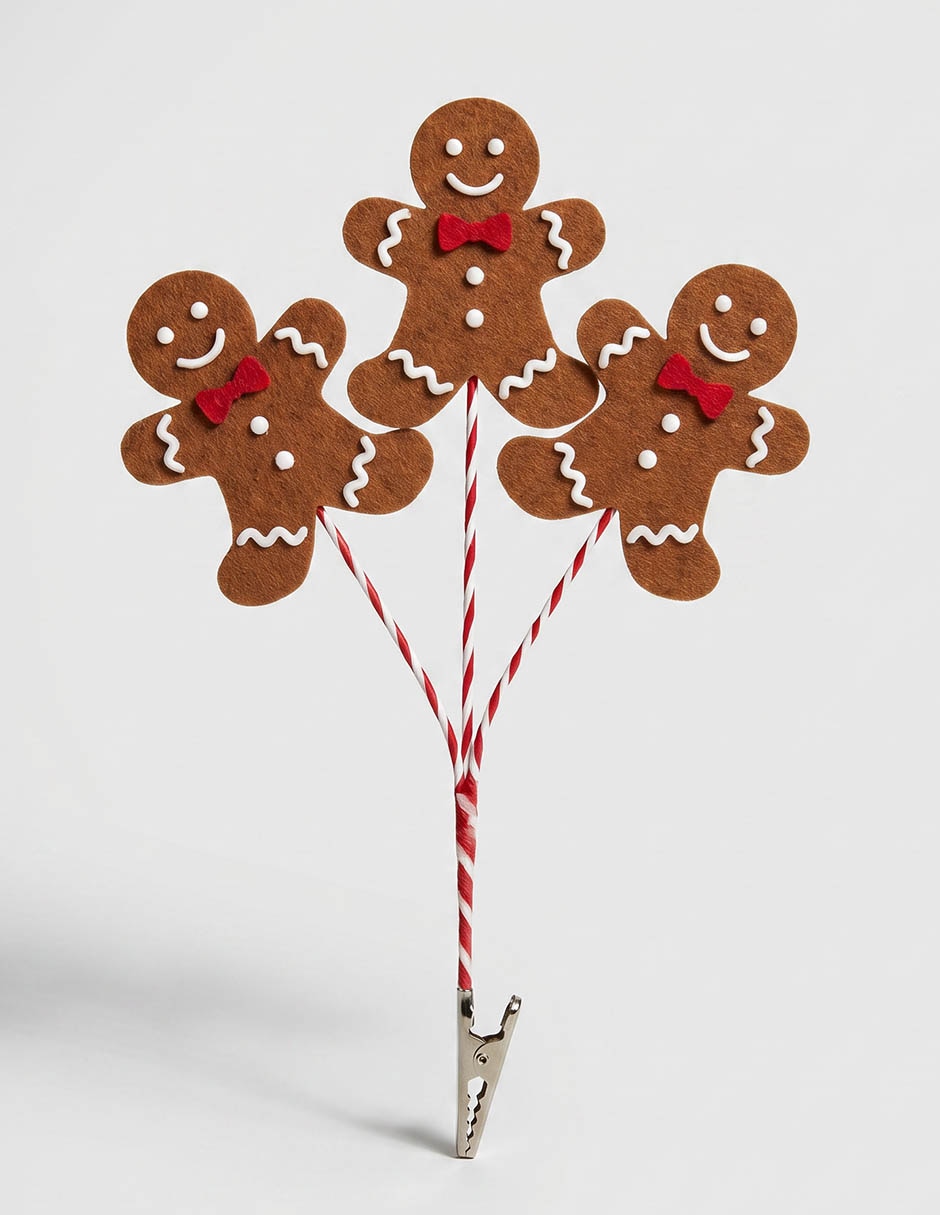 Ornamento navideño galleta de jengibre 3