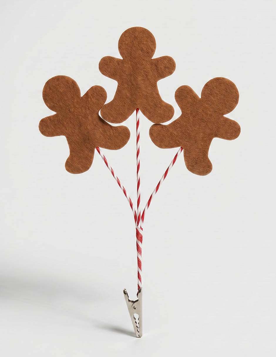 Ornamento navideño galleta de jengibre 4