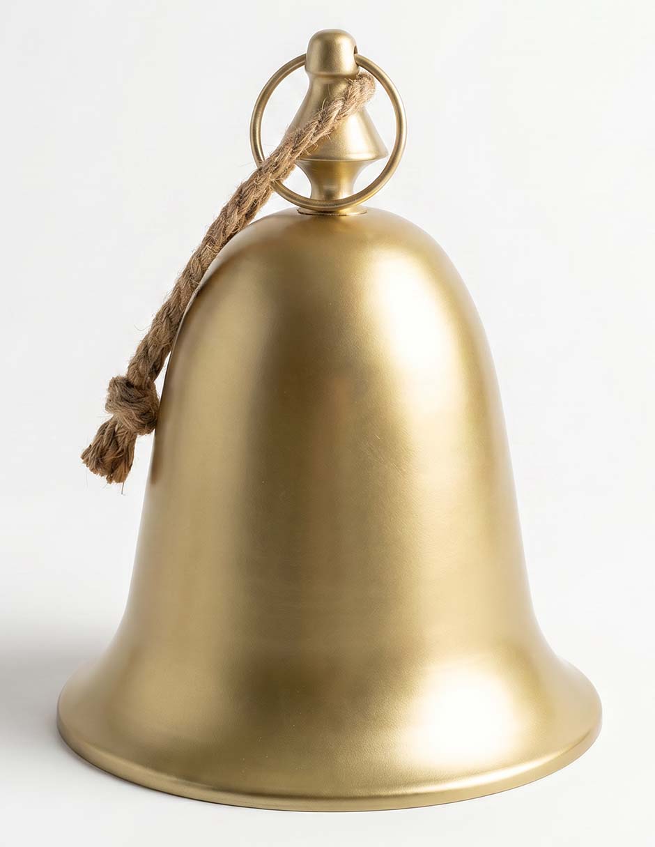 Ornamento navideño de campana