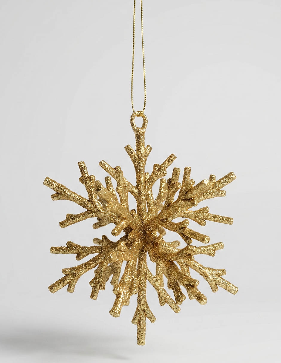Ornamento navideño copo de nieve CHRISTMAS SPIRIT 1