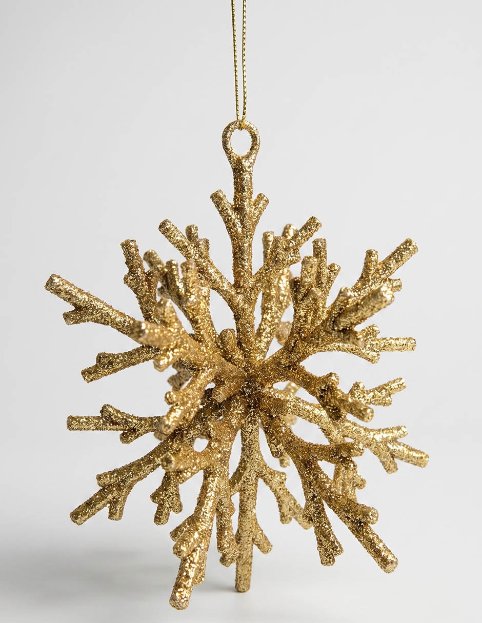 Ornamento navideño copo de nieve CHRISTMAS SPIRIT 3