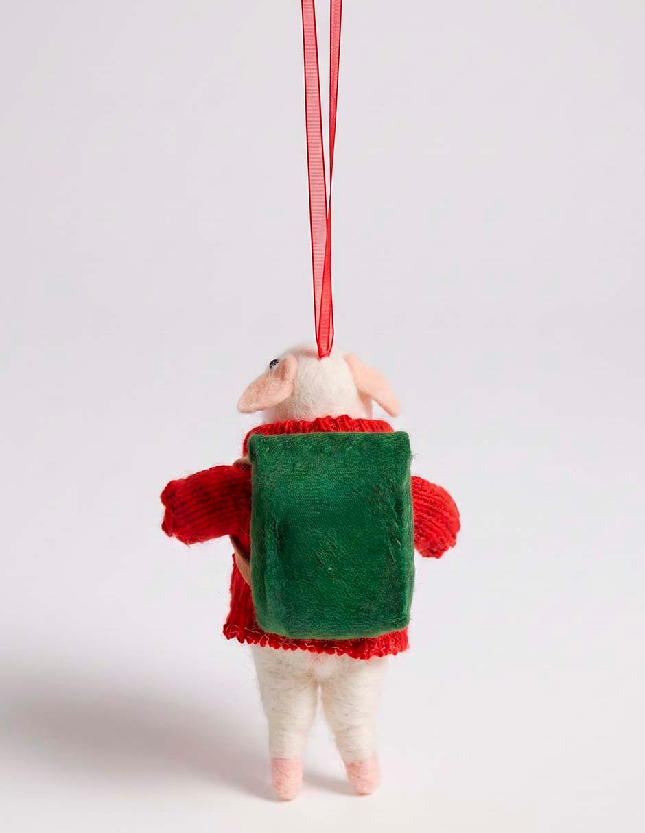 Ornamento de navidad ratón 4