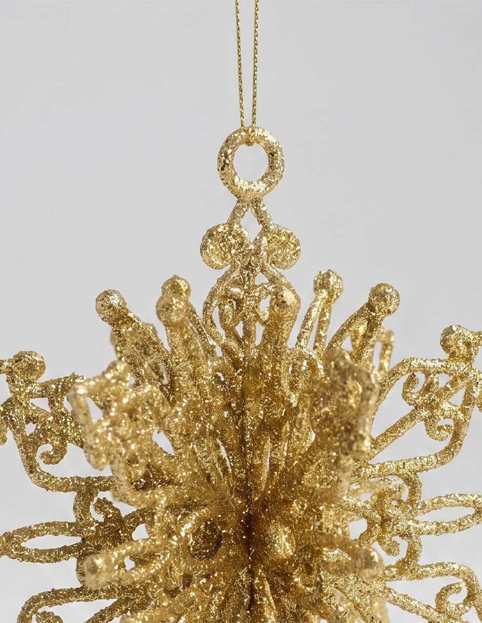 Ornamento navideño copo de nieve CHRISTMAS SPIRIT