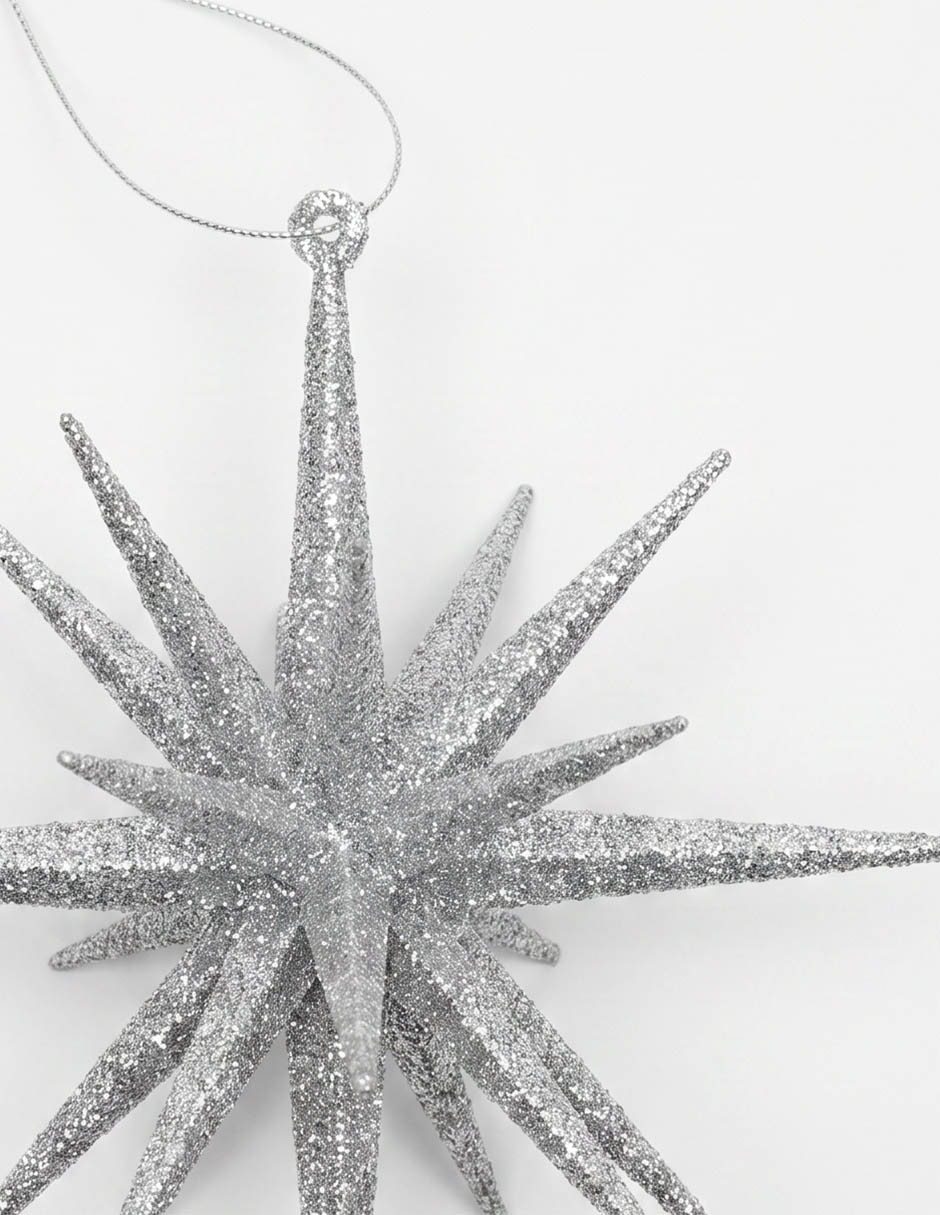 Ornamento navideño estrella CHRISTMAS SPIRIT 3