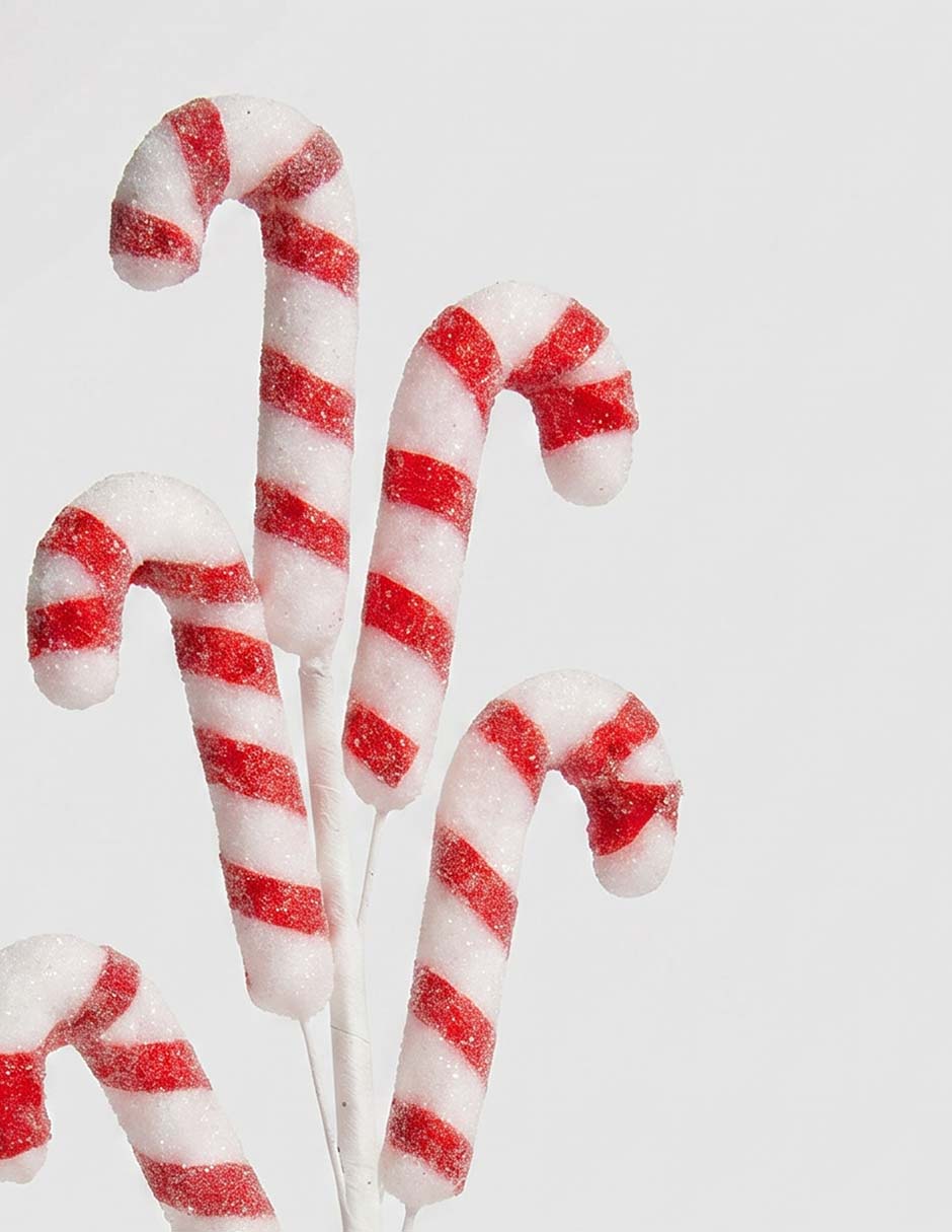 Ornamento navideño bastones 4