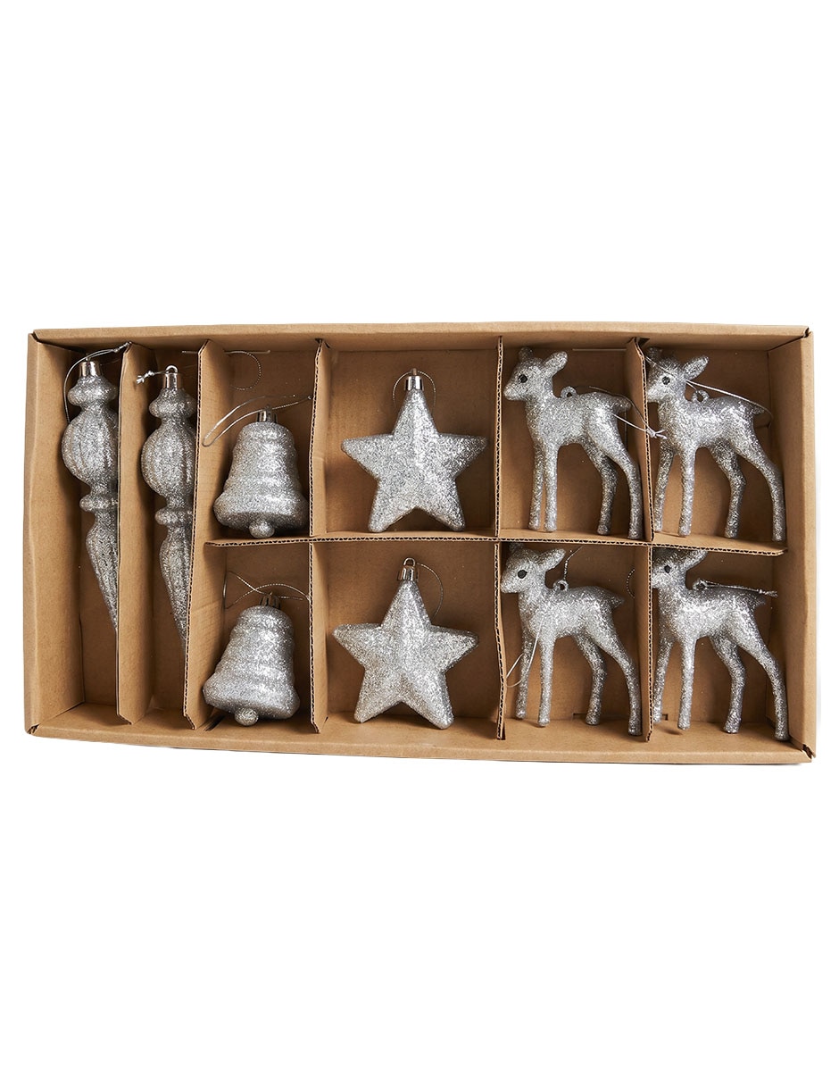 Set de ornamentos navideños Christmas Spirit 1