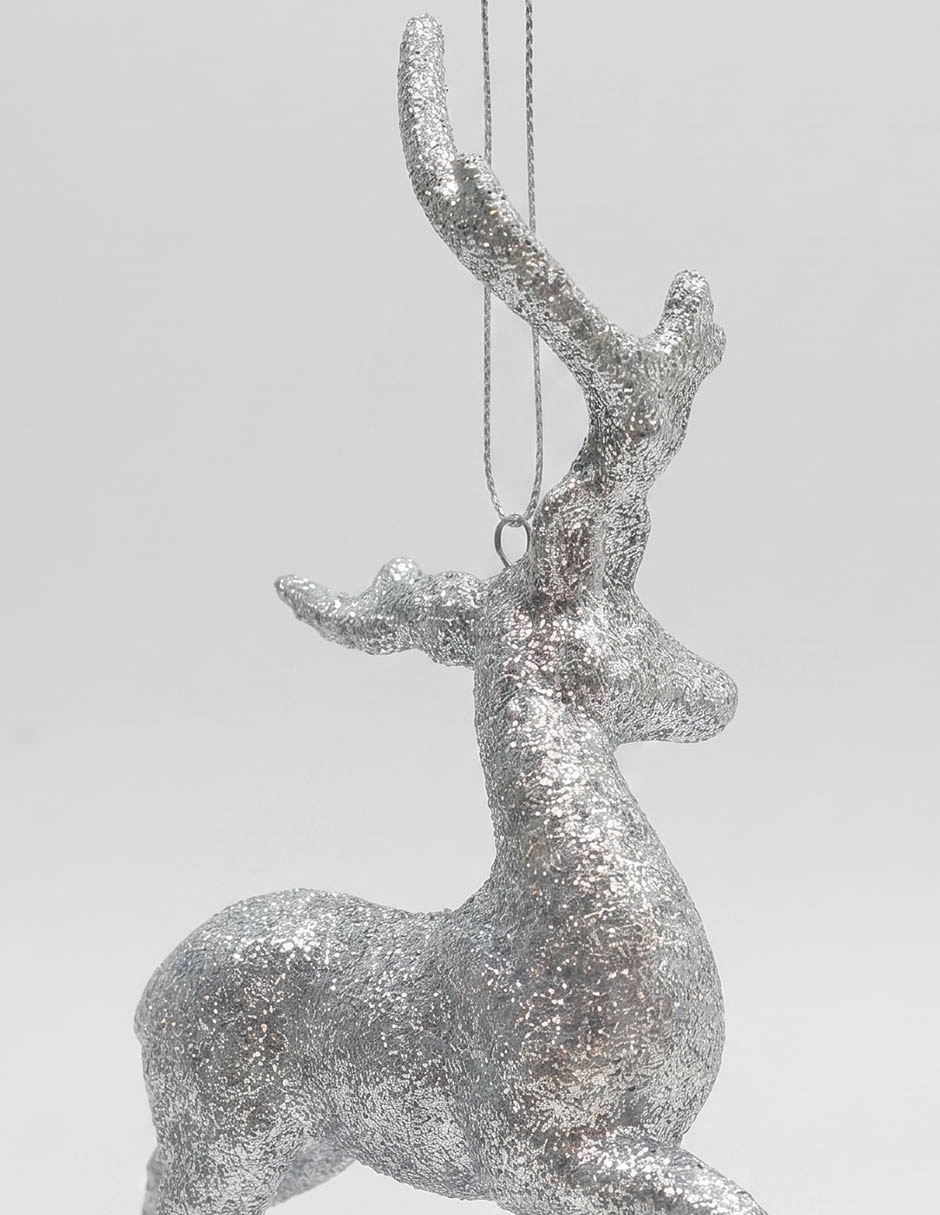 Ornamento navideño reno metallic