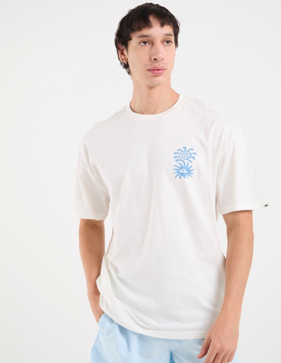 Playera quiksilver evo blossom of peace cuello redondo para hombre