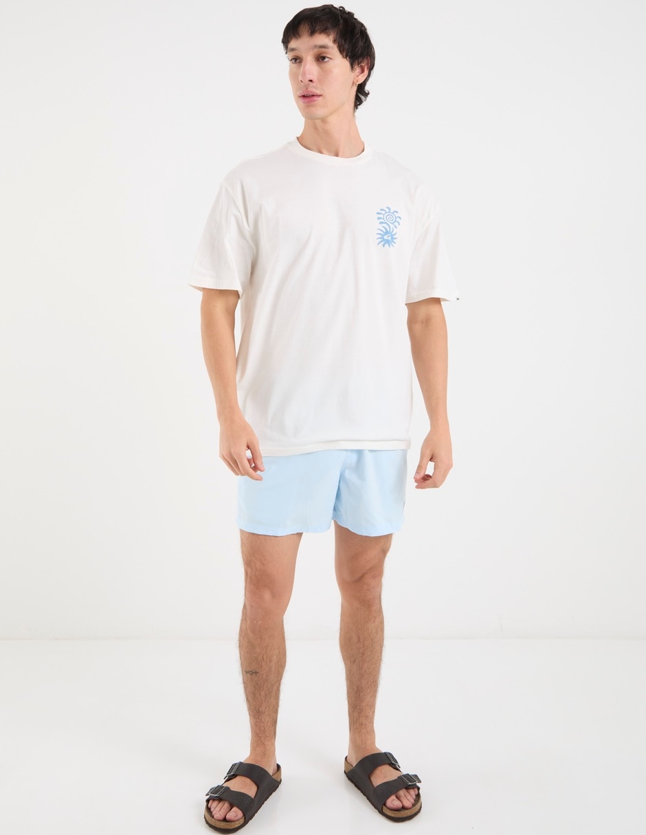 Playera quiksilver evo blossom of peace cuello redondo para hombre