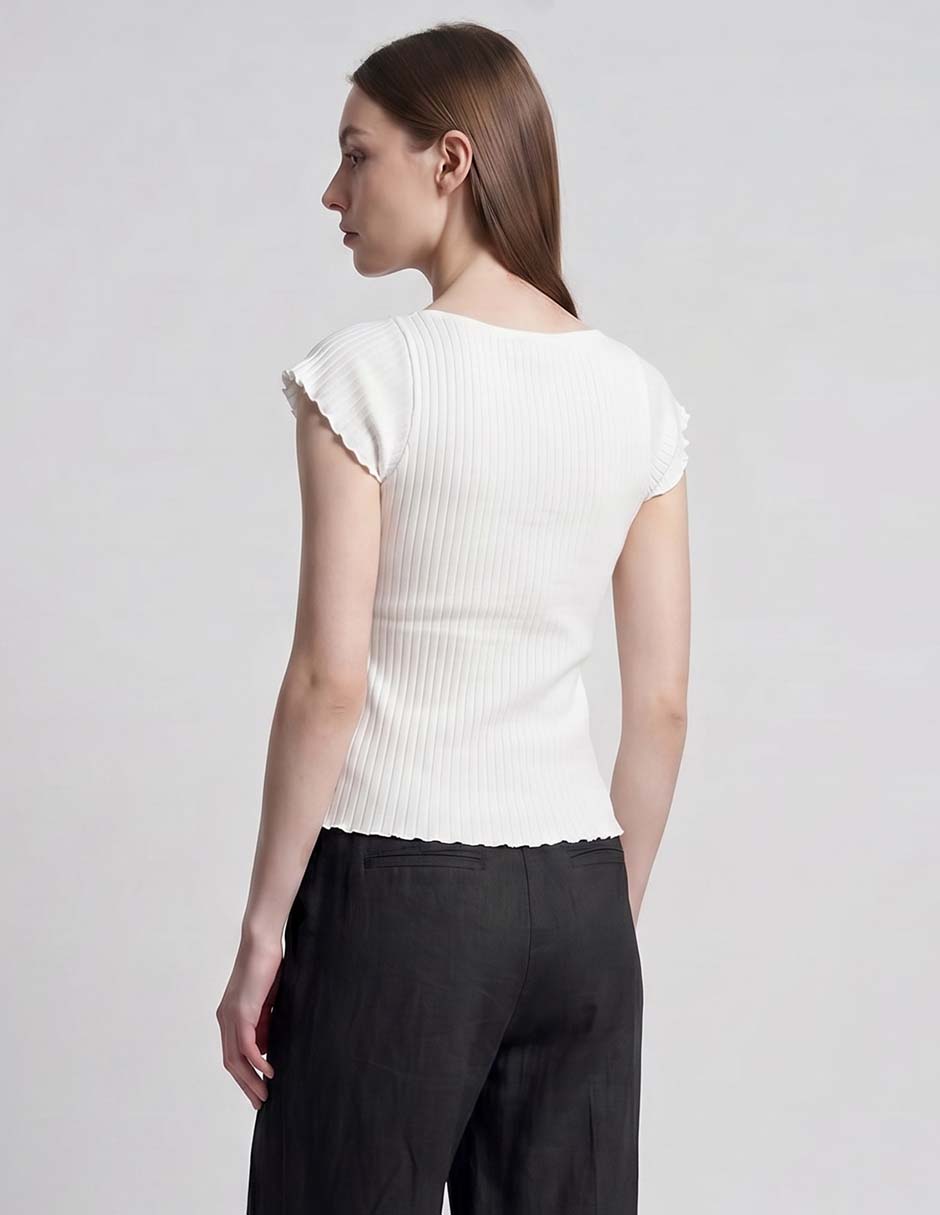 Blusa manga corta para mujer 2