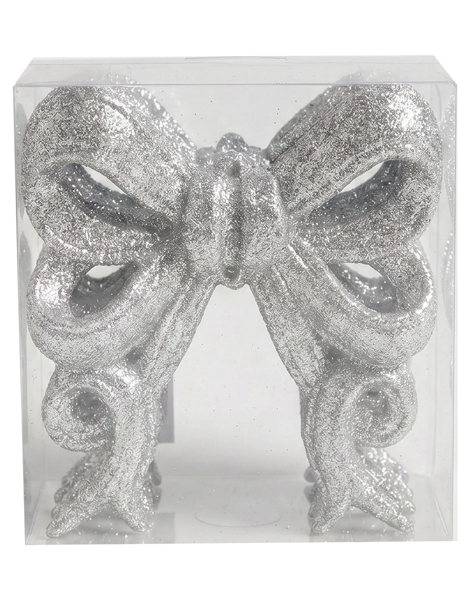 Set de ornamentos navideños moño Haus Holidays 1