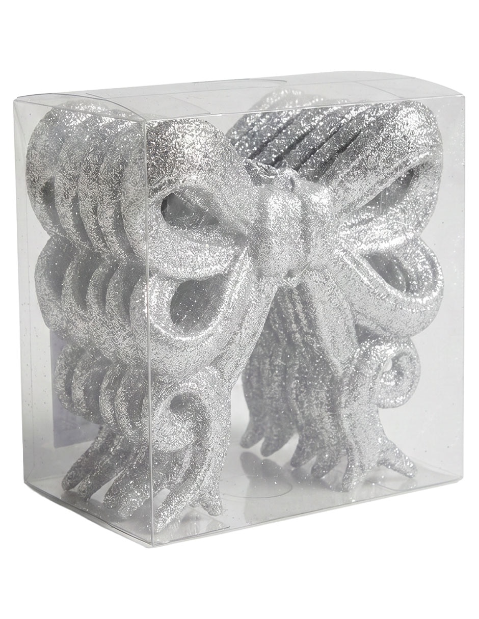Set de ornamentos navideños moño Haus Holidays 2